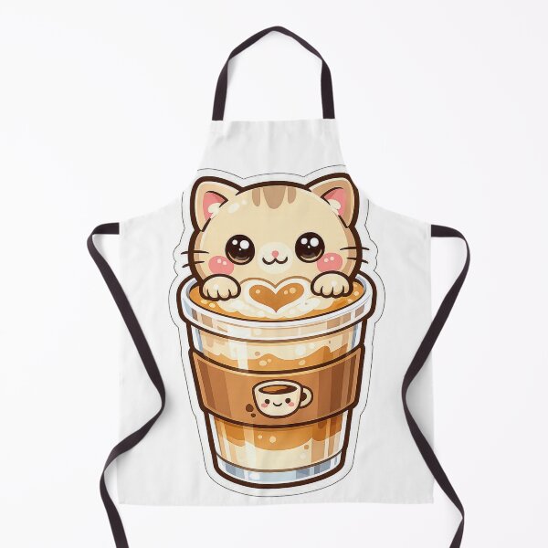 Item preview, Kawaii Brown Kitten – Adorable Latte Design with Heart designed and sold by Ars Viva.