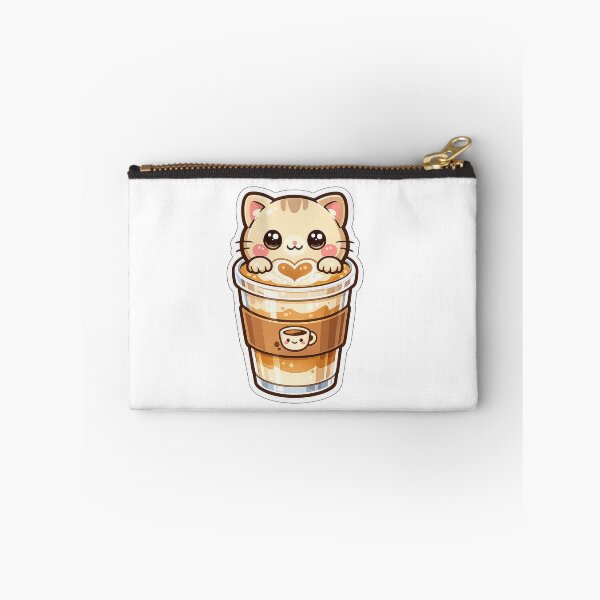 Item preview, Kawaii Brown Kitten – Adorable Latte Design with Heart designed and sold by Ars Viva.