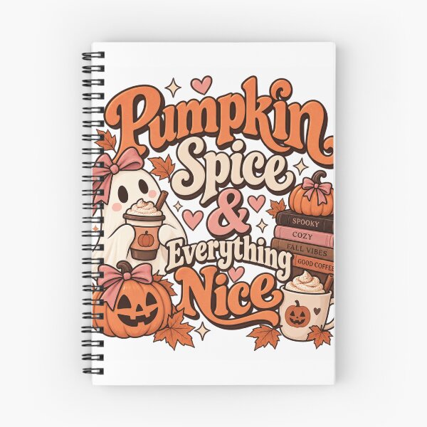Item preview, Pumpkin Spice & Everything Nice Cozy Fall Halloween Design designed and sold by Funkystreet.
