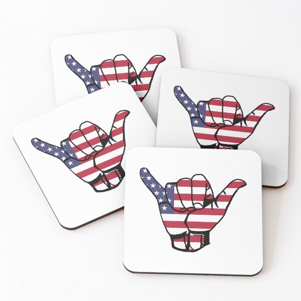 Item preview, Bruh Shaka Hand Good Vibes - American Flag designed and sold by shopbatknitcra.