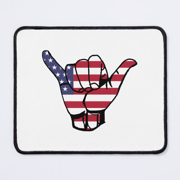 Item preview, Bruh Shaka Hand Good Vibes - American Flag designed and sold by shopbatknitcra.