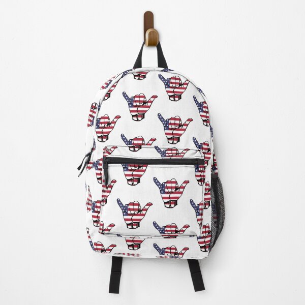 Item preview, Bruh Shaka Hand Good Vibes - American Flag designed and sold by shopbatknitcra.