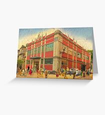 Calvario Market. Vigo Greeting Card