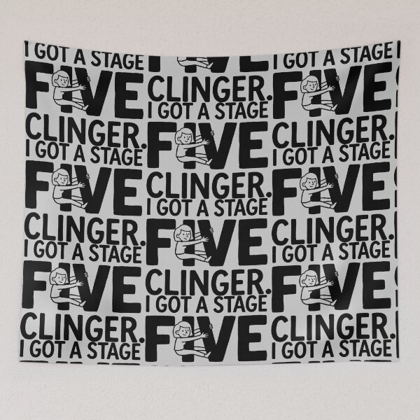 Item preview, Stage Five Clinger Graphic designed and sold by ThreadRiotTees.