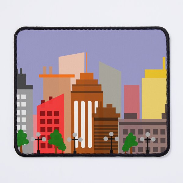Item preview, Colorful City Skyline Urban Design designed and sold by SROXT.