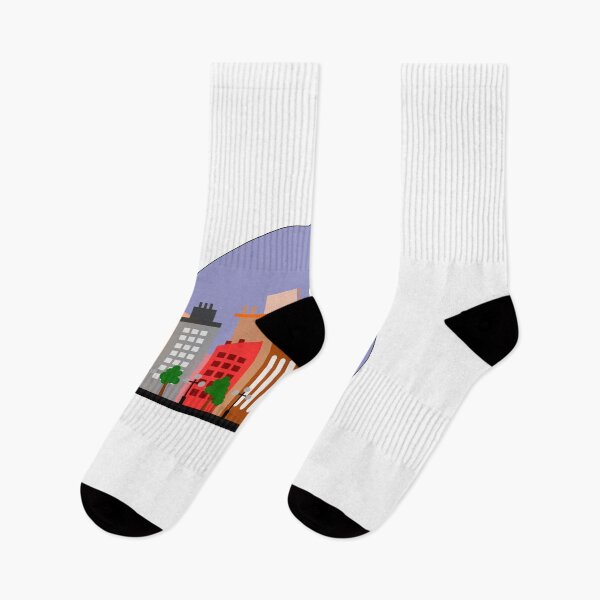 Item preview, Colorful City Skyline Urban Design designed and sold by SROXT.