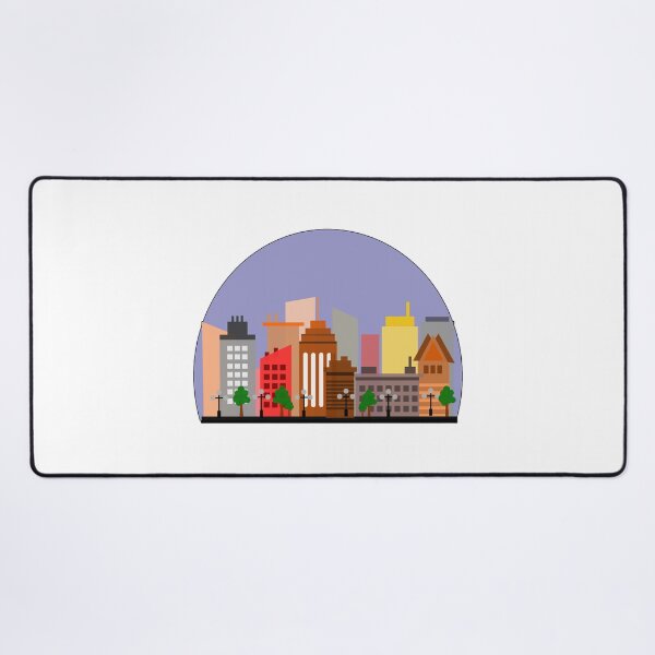 Item preview, Colorful City Skyline Urban Design designed and sold by SROXT.