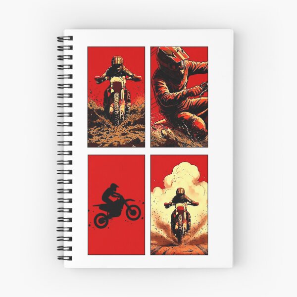 Item preview, Motocross Dirt Bike Action Comic Illustration designed and sold by bolayousri.