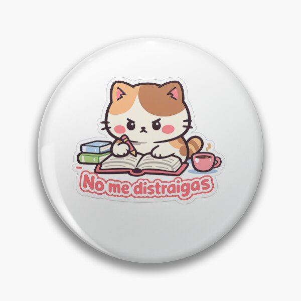Item preview, Adorable study design – kitten with book – Don't distract me – students and exams designed and sold by Ars Viva.