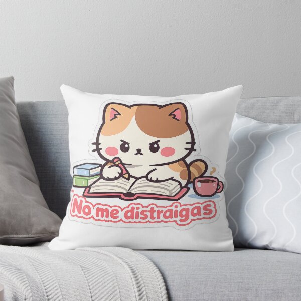 Item preview, Adorable study design – kitten with book – Don't distract me – students and exams designed and sold by Ars Viva.