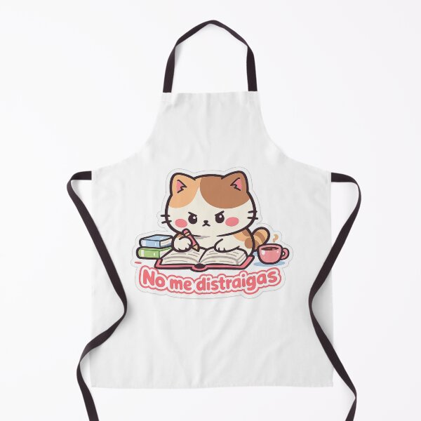 Item preview, Adorable study design – kitten with book – Don't distract me – students and exams designed and sold by Ars Viva.