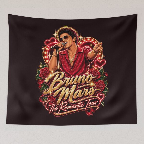 Item preview, Bruno Mars The Romantic Tour designed and sold by AndyGordon125.