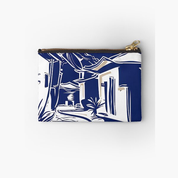 Item preview, Denpasar, city - Blue Abstract Art designed and sold by shadow-bloom.
