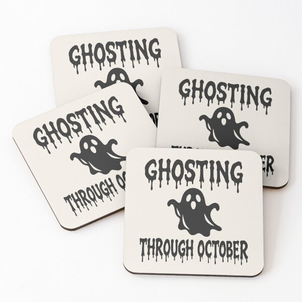 Item preview, Ghosting Through October Spooky Season Ghost designed and sold by MavtM.