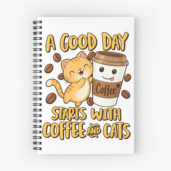 Item preview, A Good Day Starts With Coffee And Cats designed and sold by DiasCreature.