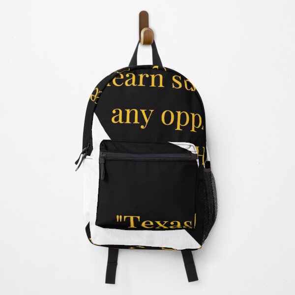 Item preview, Sam Houston Quote – Gold Text Black Heart designed and sold by TheIconSmith.
