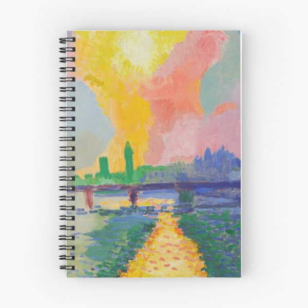 Item preview, Charing cross, Thames River London skyline after the storm landscape painting print by Andre Derain designed and sold by Jéanpaul  Ferro.