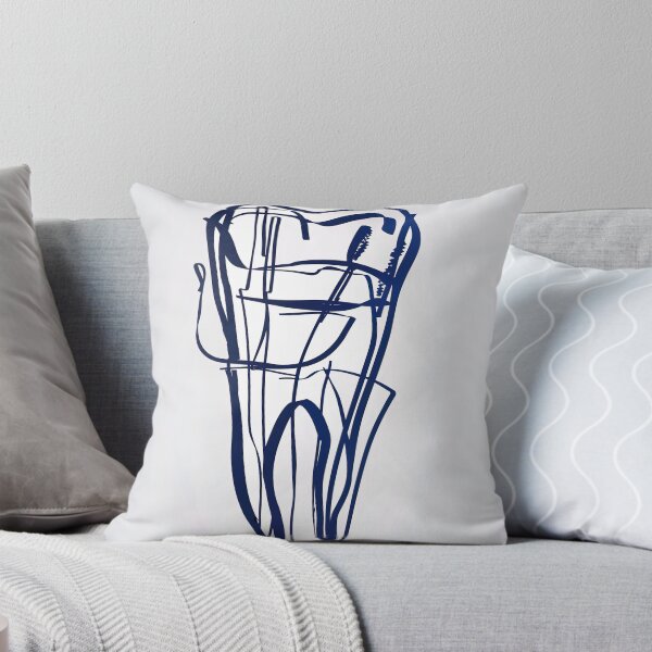 Item preview, Dentist - Blue Abstract Art designed and sold by shadow-bloom.