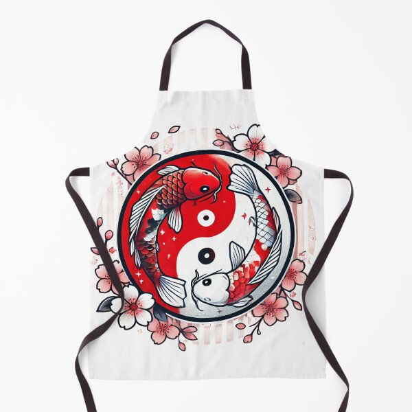 Item preview, Japanese Yin Yang Koi Fish Art designed and sold by UnofficiallyDropped.