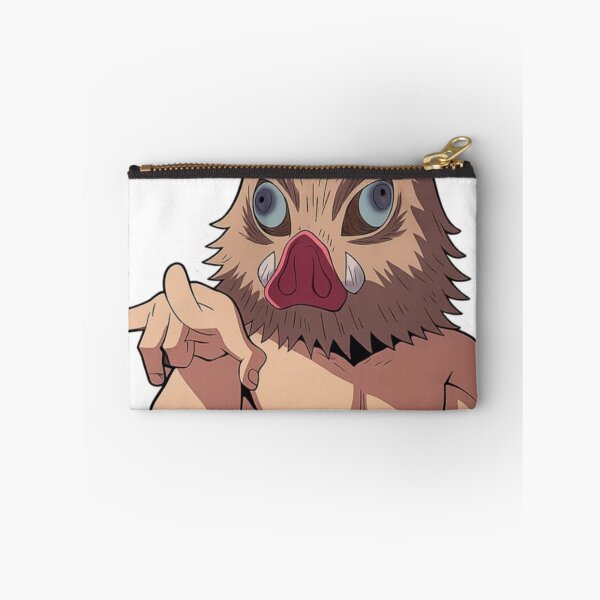 Item preview, Funny Inosuke Boar Mask Pointing Meme Sticker designed and sold by SelosoPaheng.