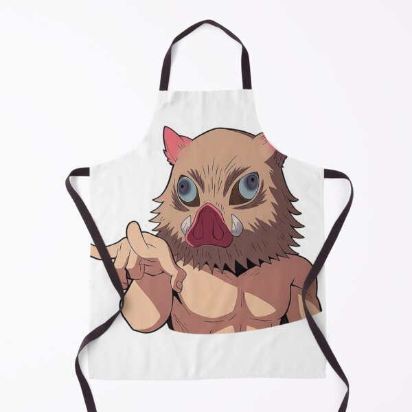 Item preview, Funny Inosuke Boar Mask Pointing Meme Sticker designed and sold by SelosoPaheng.