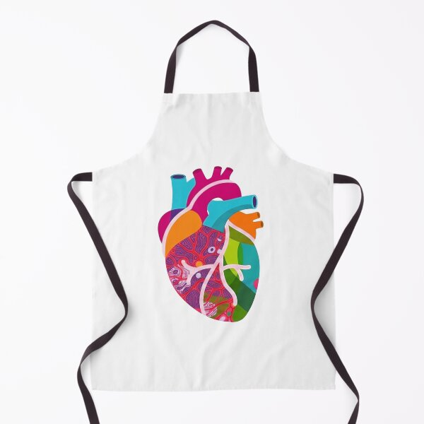 Item preview, Colorful Anatomical Heart – Vibrant Human Organ Art designed and sold by PhokaPhokich.