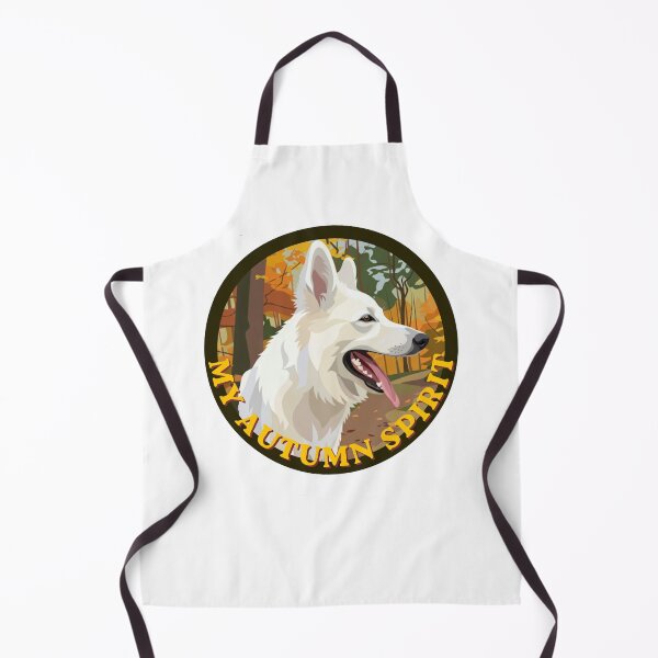 Item preview, My Autumn Spirit - White Dog Personal Space Invader designed and sold by Biczekdziczek.