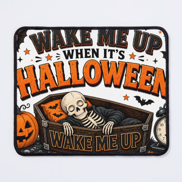 Item preview, WAKE ME UP WHEN IT’S HALLOWEEN designed and sold by zakvisuals.