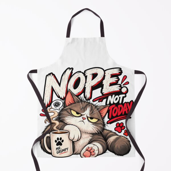 Item preview, Mr. Grumpy – Nope. Not Today. – Funny Grumpy Cat designed and sold by Strongermind.