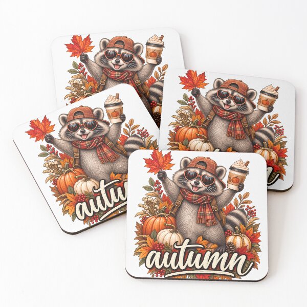 Item preview, Autumn Raccoon Pumpkin Latte Shirt, Tis The Season Raccoon Shirt, Cute Autumn Animal Shirt, Pumpkin Spice Shirt, Fall Shirt designed and sold by greatmar1.