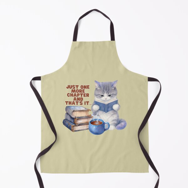 Item preview, Book Lover Cat – Books, Coffee & Cozy Vibes designed and sold by OLYUS.