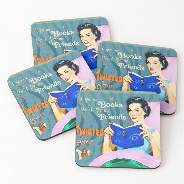 Item preview, I Like My Books Like I Like My Friends Retro designed and sold by AKateWillett.