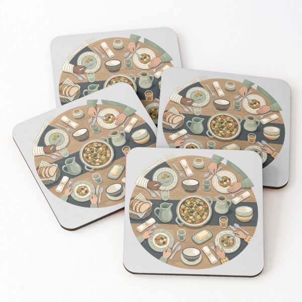 Item preview, Family Table Shared Meal From Above designed and sold by hattie's.