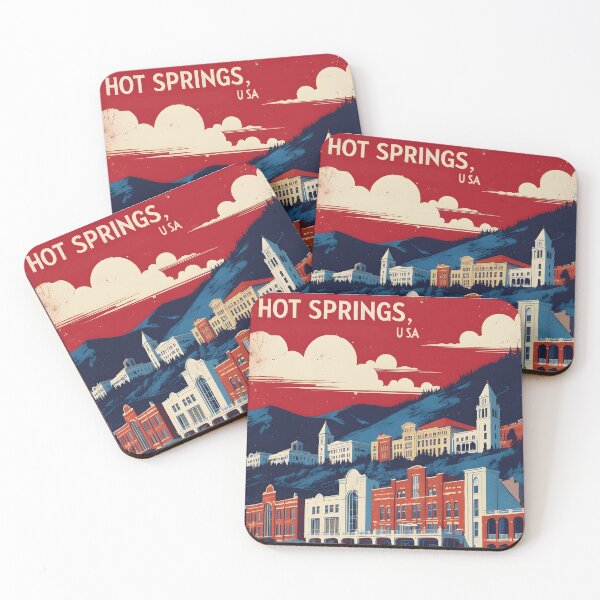 Item preview, Hot Springs South Dakota Vintage Travel Tourism designed and sold by TravelersGems.