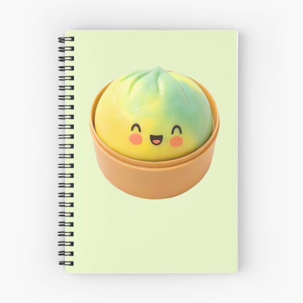Item preview, Greenish Yellow Dumpling in Steamer Kawaii Toy designed and sold by EmeraldeaArt.