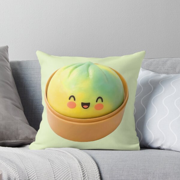 Item preview, Greenish Yellow Dumpling in Steamer Kawaii Toy designed and sold by EmeraldeaArt.