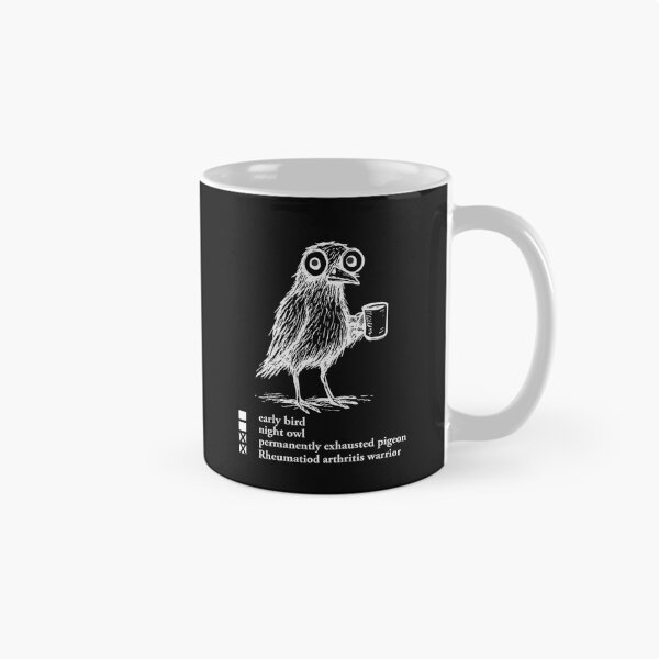 Item preview, early bird, night owl or permanetaly exhausted pigeon? designed and sold by ChristaMY.