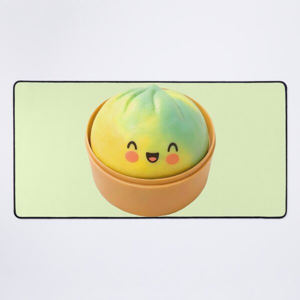 Item preview, Greenish Yellow Dumpling in Steamer Kawaii Toy designed and sold by EmeraldeaArt.