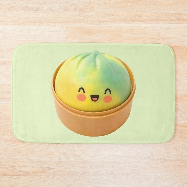 Item preview, Greenish Yellow Dumpling in Steamer Kawaii Toy designed and sold by EmeraldeaArt.