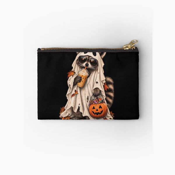 Item preview,  Funny Halloween Raccoon with Pumpkin and Coffee T-Shirt | Autumn Cozy Tee designed and sold by greatmar1.