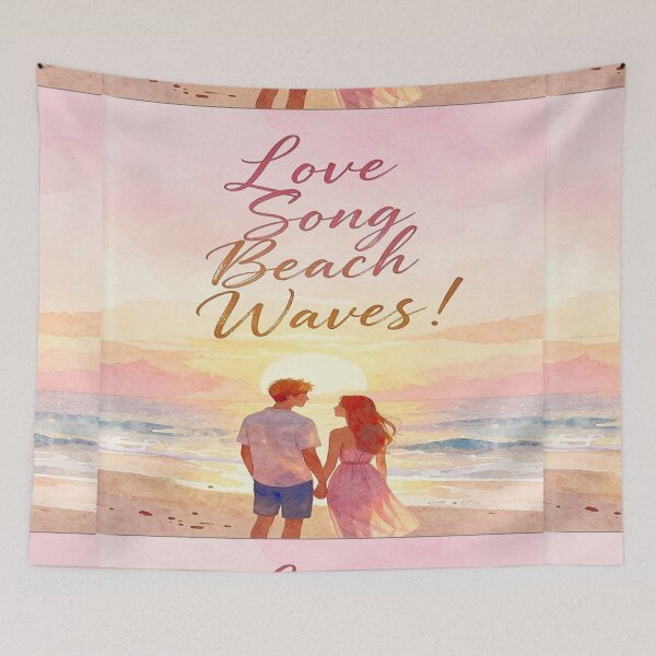 Item preview, Love Song Inspirational,Romantic Beach Couple at the Sunset. designed and sold by Giulivo Store Graphic.