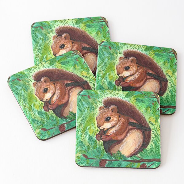 Item preview, Squirrel on a Branch designed and sold by ThatsMsMac.