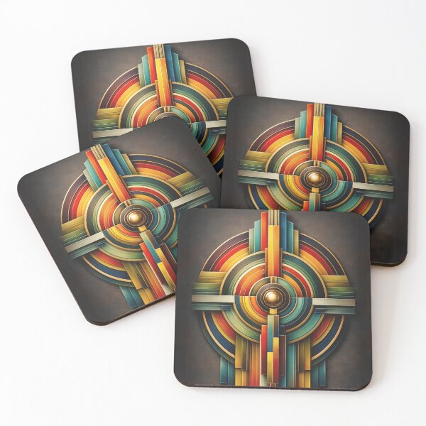 Item preview, Art Deco Sunrise designed and sold by nyesart.