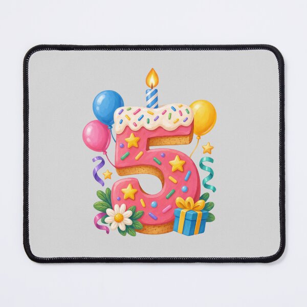 Item preview, Fifth Birthday Number Five Cake Design designed and sold by hattie's.