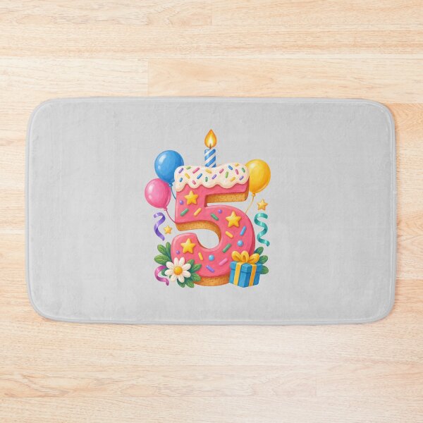 Item preview, Fifth Birthday Number Five Cake Design designed and sold by hattie's.