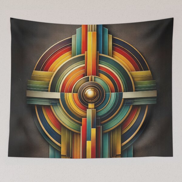 Item preview, Art Deco Sunrise designed and sold by nyesart.