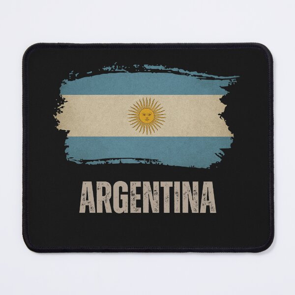 Item preview, Argentina vintage grunge flag designed and sold by Dressyourflag.