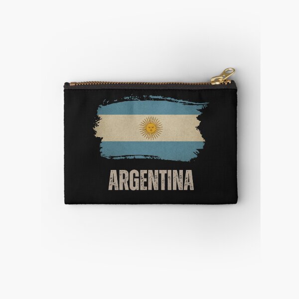 Item preview, Argentina vintage grunge flag designed and sold by Dressyourflag.