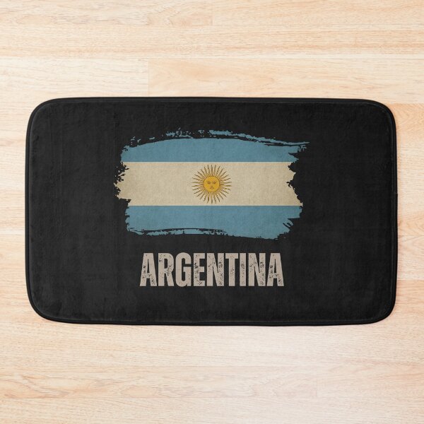 Item preview, Argentina vintage grunge flag designed and sold by Dressyourflag.