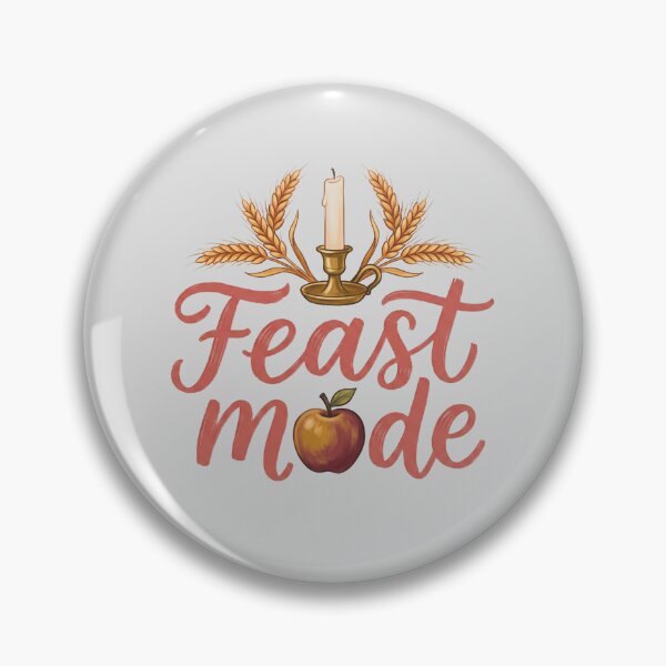 Item preview, Feast Mode Candle and Wheat Lettering designed and sold by hattie's.